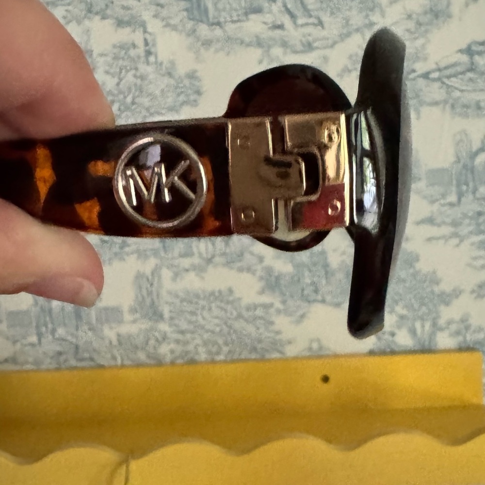 Michael Kors Y2K Tortoise shell Sunglasses with Gold MK